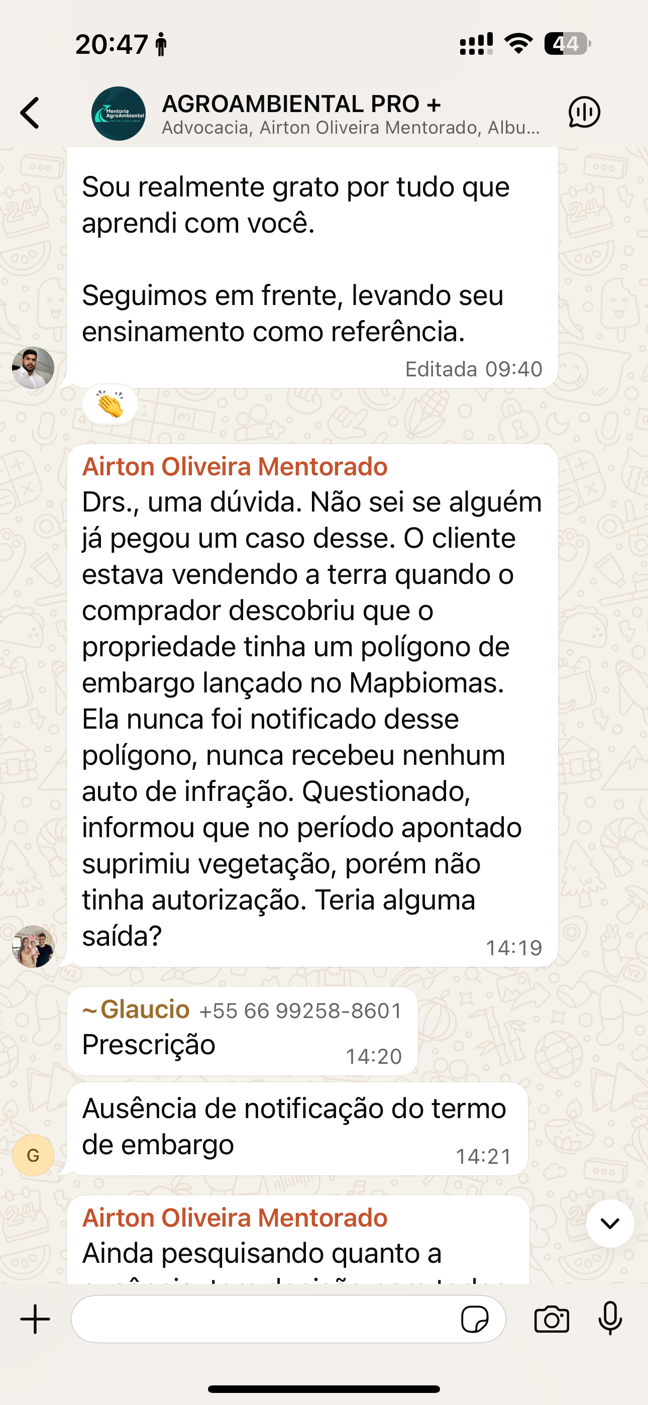 Depoimento de Dr. Airton Oliveira